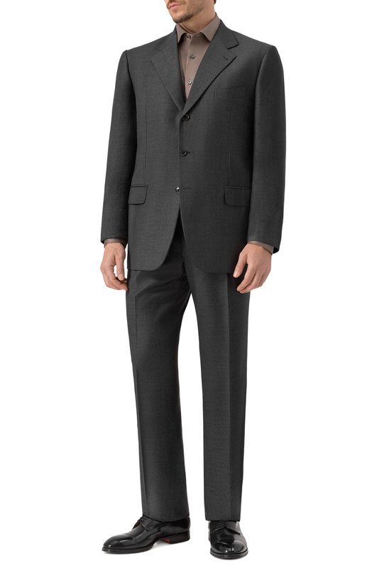 Костюм из хлопка и льна Loro Piana FAB 5769 Серый FAB 5769