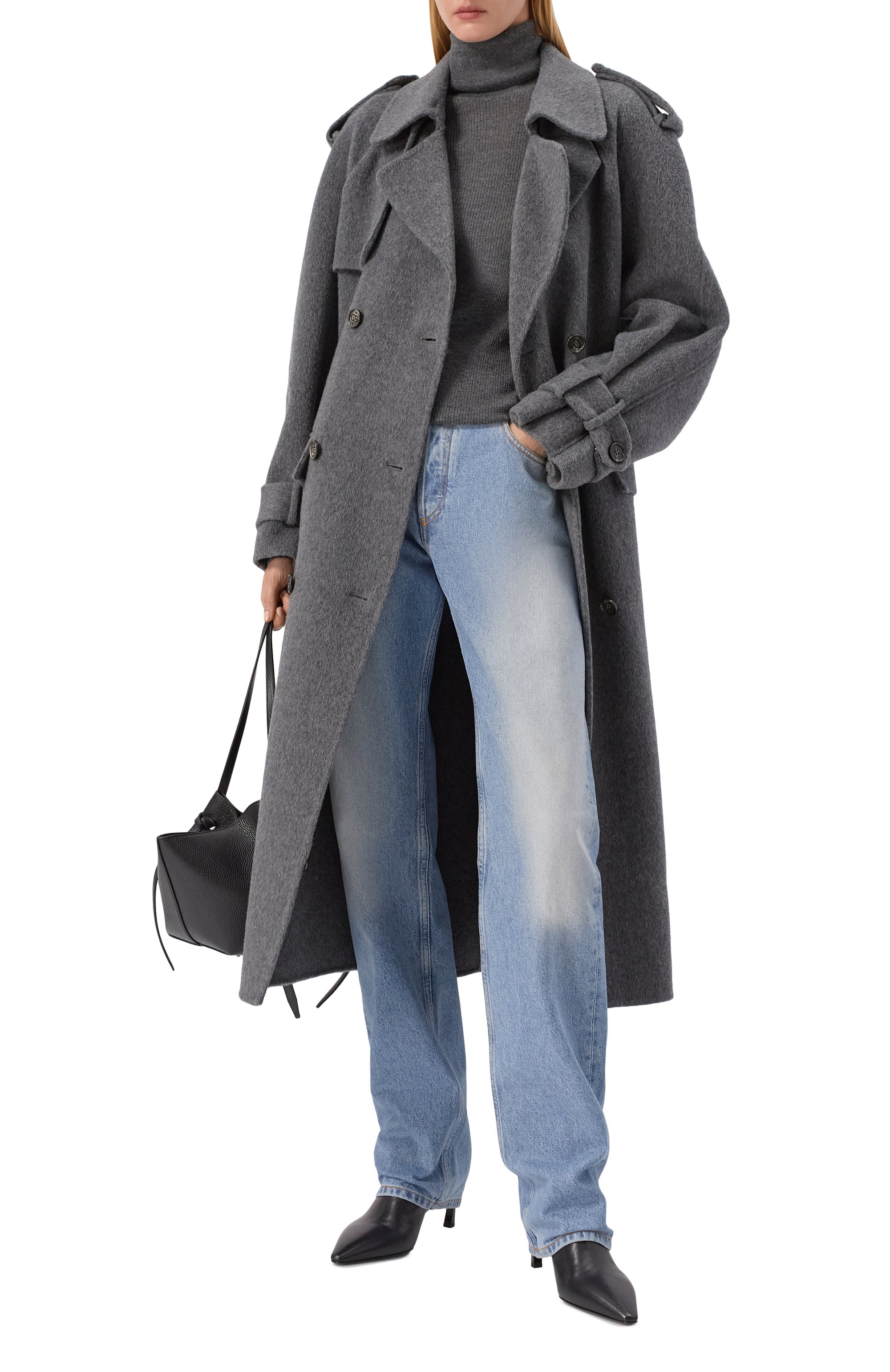 Шерстяной тренч GIUSEPPE DI MORABITO, арт. 05FWC0065 05363, фото 2