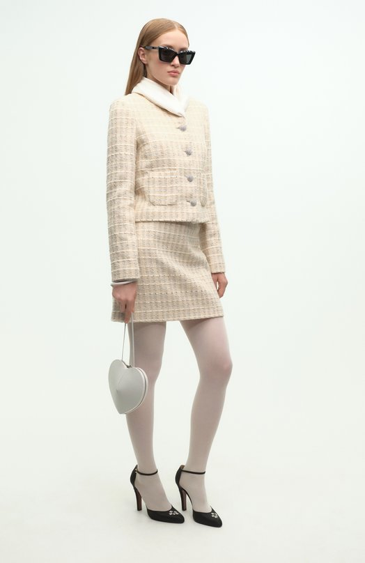 Текстильные туфли Hi Dolly 105 Valentino 7W2S0MI2/ZBN Чёрный  7W2S0MI2/ZBN Фото 7