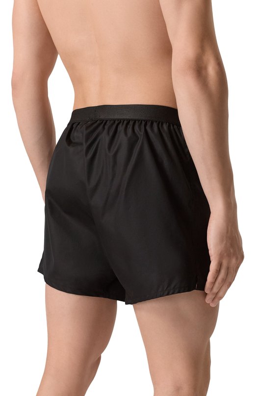 Хлопковые боксеры Kiton UNWBX17K0748D01 Чёрный  UNWBX17K0748D01 Фото 3