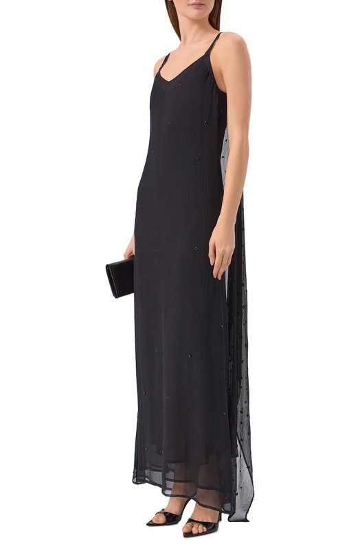 Шелковое платье Albus Lumen AL.RT26.DRESS02_SET Чёрный  AL.RT26.DRESS02_SET Фото 2