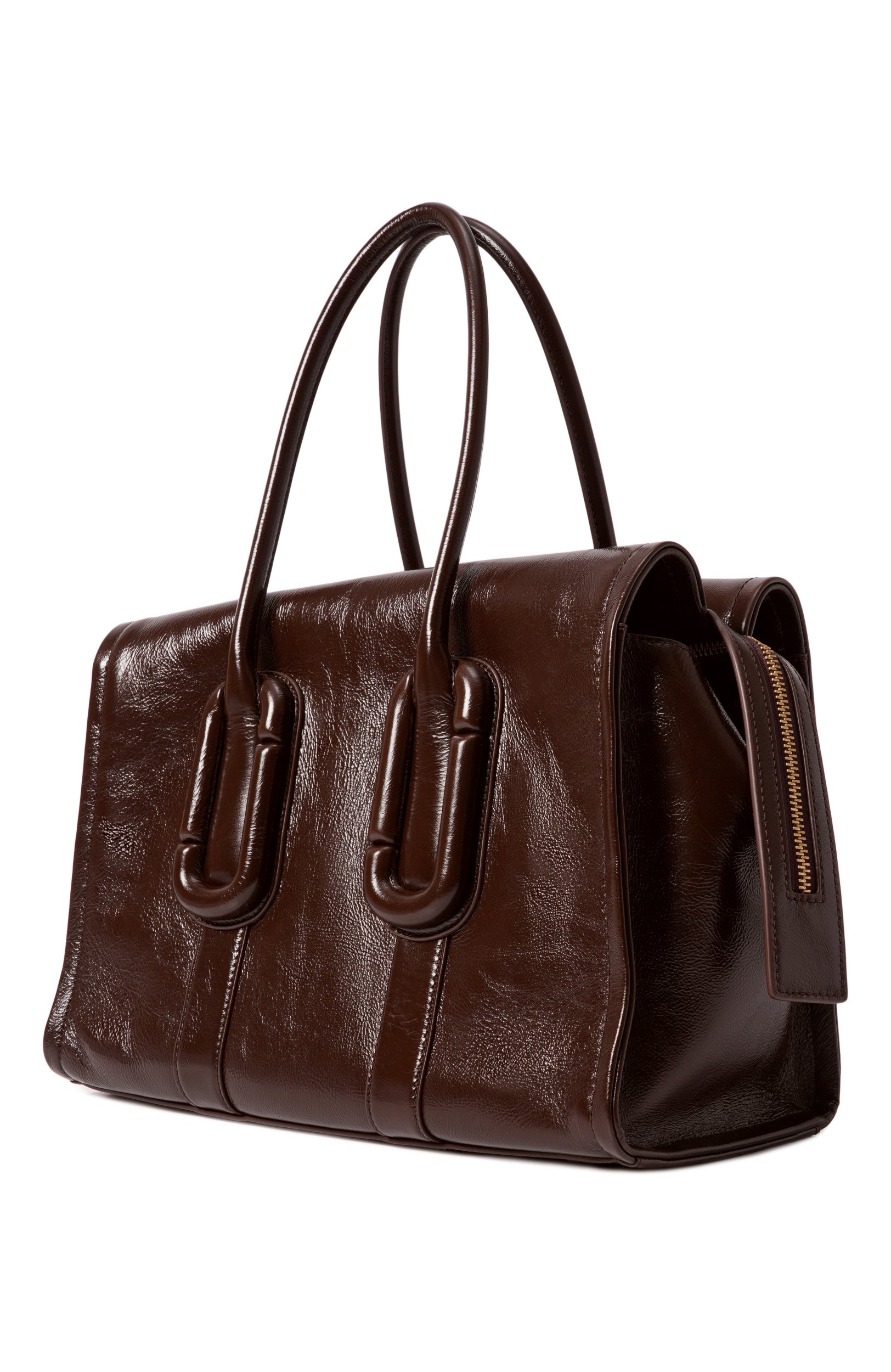 Сумка the carryall MARC JACOBS (THE) темно-коричневого цвета по цене 89950 руб., арт. 2F6HTT003H01, фото 4 Сумка the carryall MARC JACOBS (THE), арт. 2F6HTT003H01, фото 4