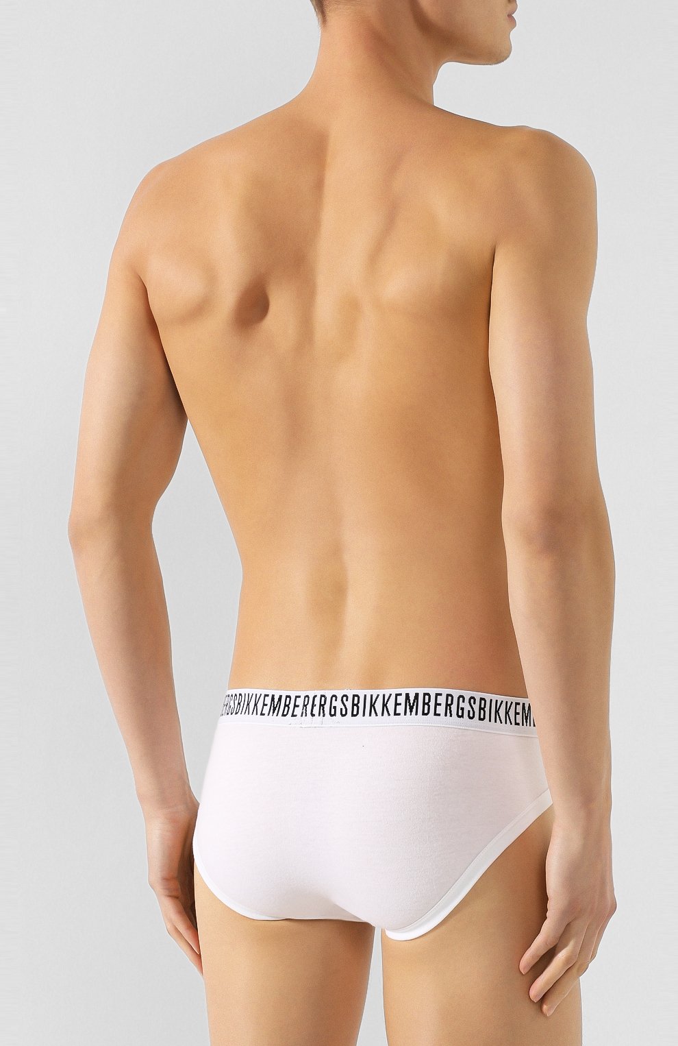 Хлопковые брифы DIRK BIKKEMBERGS белого цвета по цене 2860 руб., арт. VBKT04079, фото 3 Хлопковые брифы DIRK BIKKEMBERGS, арт. VBKT04079, фото 3