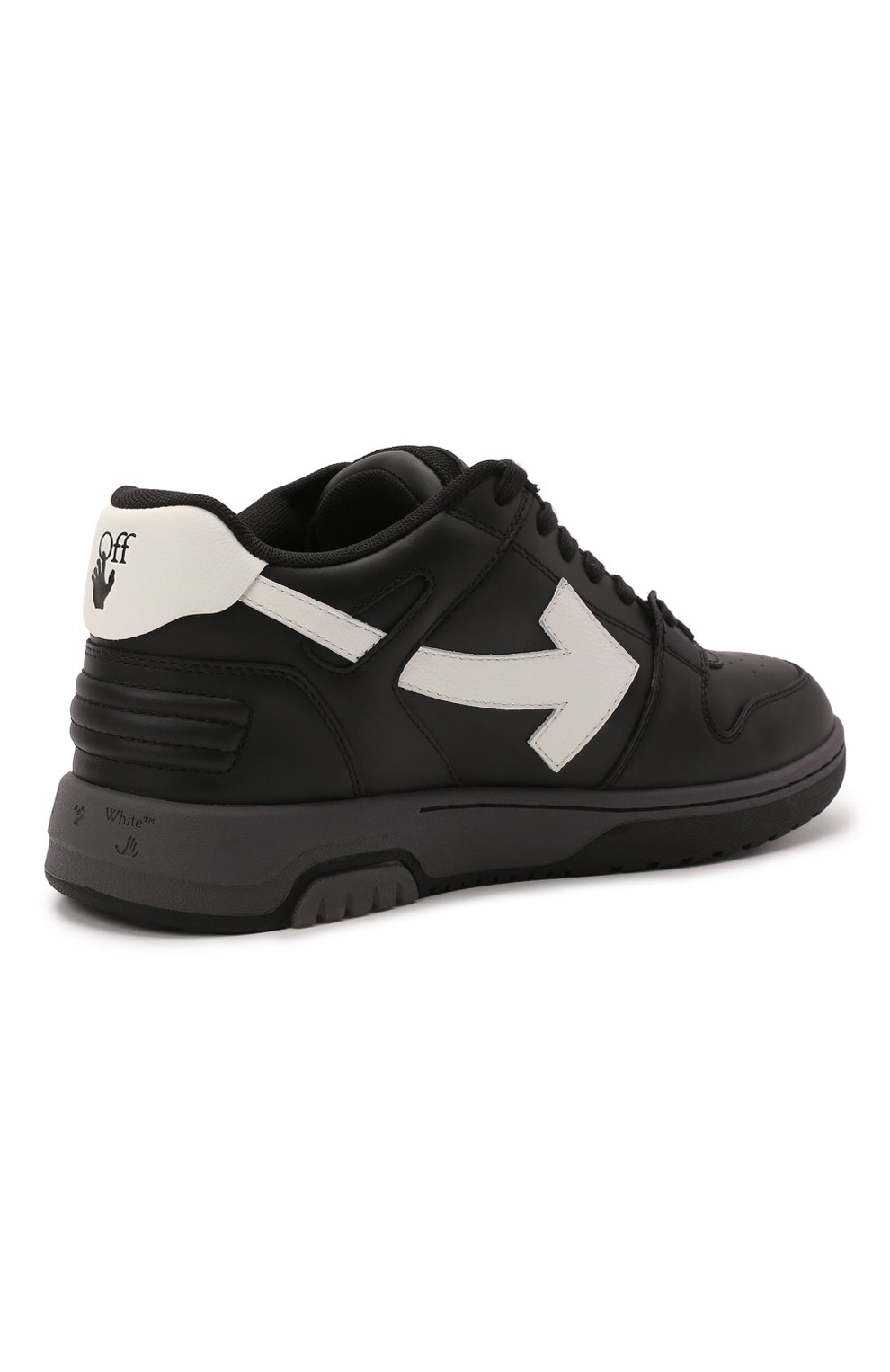 Кожаные кеды out of office OFF-WHITE, арт. 0MIA189C99LEA0011001, фото 3