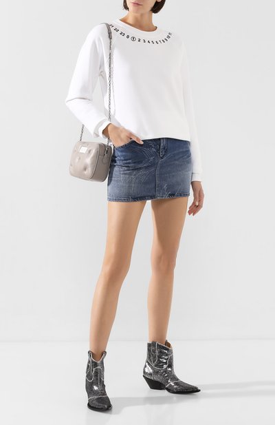 Хлопковый свитшот MAISON MARGIELA белого цвета по цене 42500 руб., арт. S51GU0055/S25428, фото 2 Хлопковый свитшот MAISON MARGIELA, арт. S51GU0055/S25428, фото 2