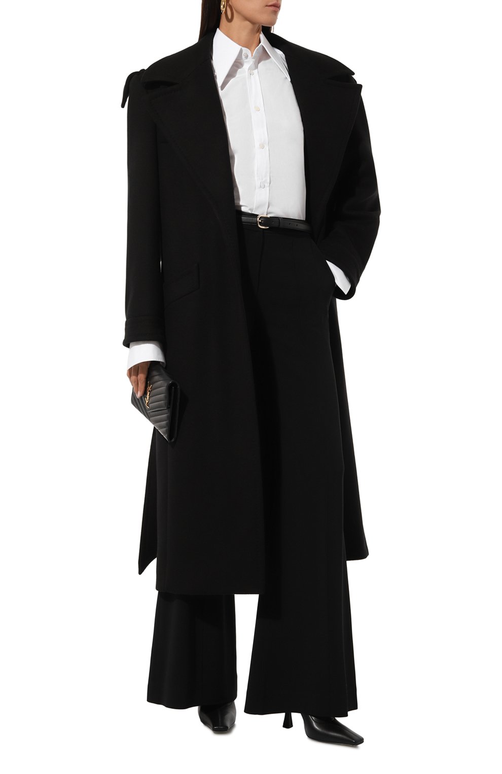 Пальто из кашемира и шерсти SAINT LAURENT, арт. 761862/Y2H32, фото 2