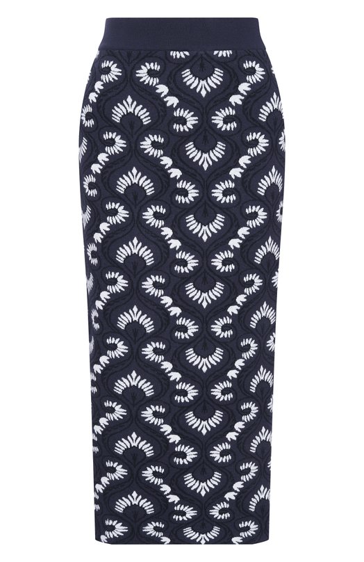 Юбка из вискозы Weekend Max Mara WKDVACU0 Синий WKDVACU0