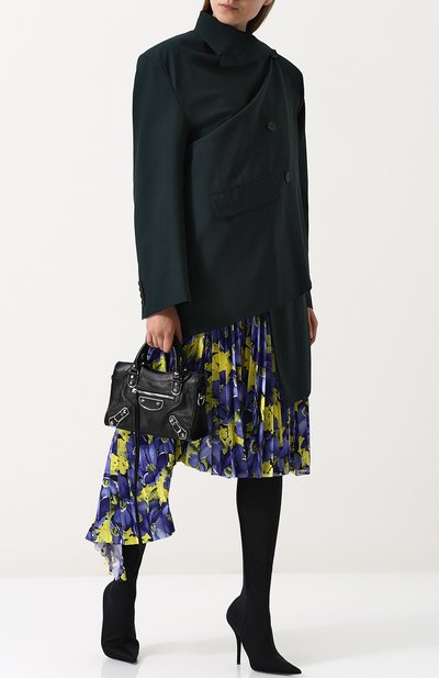 Брюки-скинни на шпильке BALENCIAGA черного цвета по цене 259500 руб., арт. 502515/TVK15, фото 2 Брюки-скинни на шпильке BALENCIAGA, арт. 502515/TVK15, фото 2