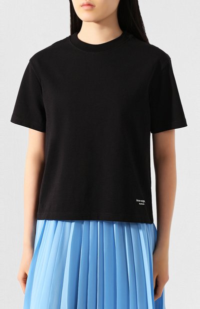 Хлопковая футболка ACNE STUDIOS, арт. AL0127, фото 3