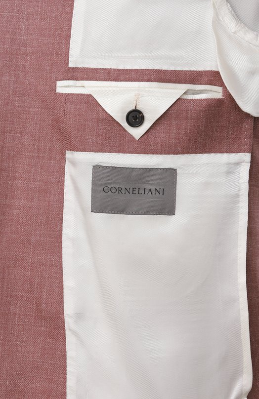 Пиджак из шерсти и шелка Corneliani 25X002-2518289 Розовый  25X002-2518289 Фото 9