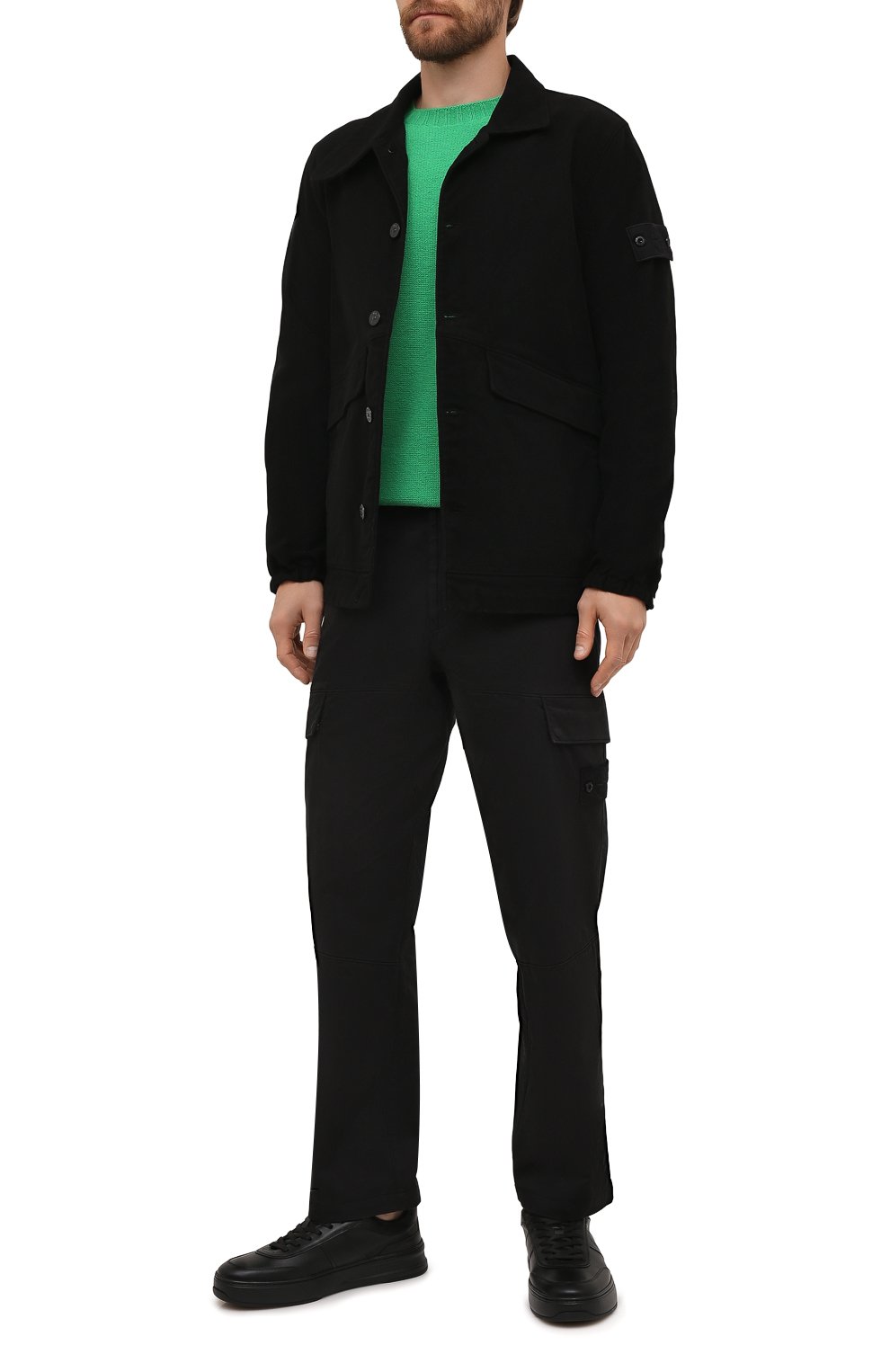 Хлопковые брюки-карго STONE ISLAND, арт. 7515312F2, фото 2