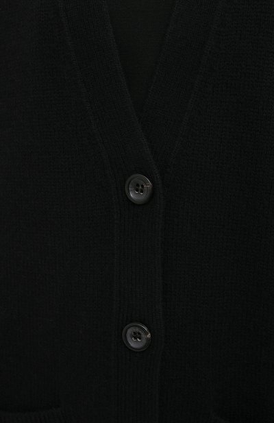 Шерстяной кардиган DRIES VAN NOTEN черного цвета по цене 84750 руб., арт. 212-011242-3703, фото 5 Шерстяной кардиган DRIES VAN NOTEN, арт. 212-011242-3703, фото 5
