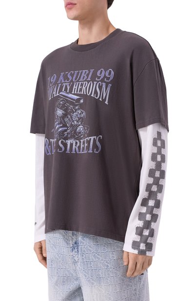 Хлопковый лонгслив KSUBI, арт. MPF25TE015, фото 3