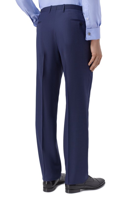 Шерстяной костюм Kiton UA81K0600G Синий  UA81K0600G Фото 5