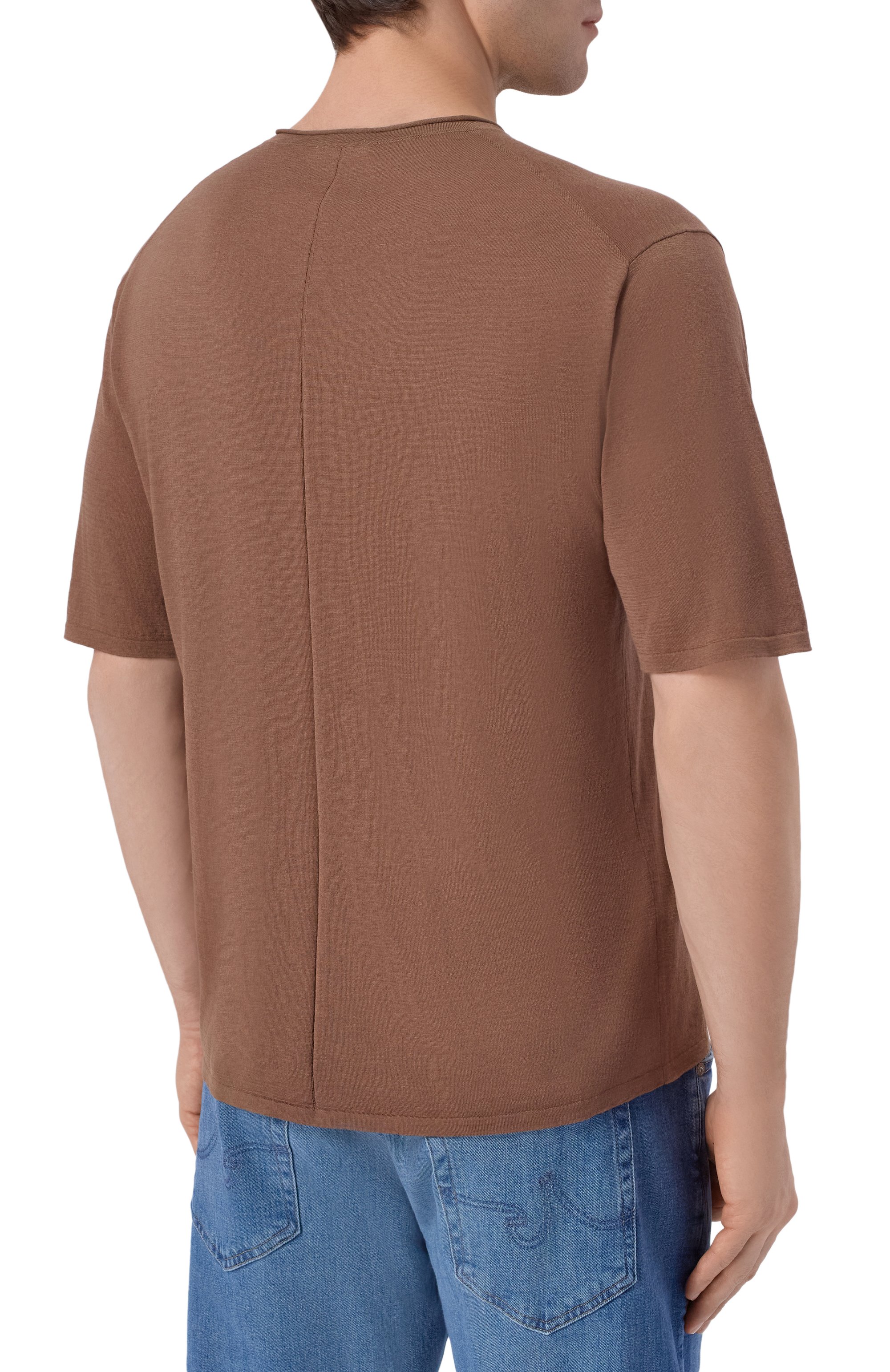 Пуловер из шелка и хлопка 12 STOREEZ, арт. 137278, фото 4