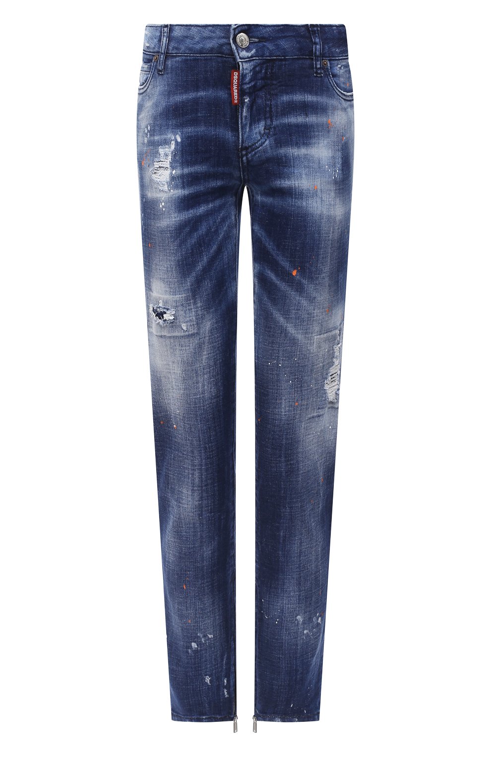 Джинсы DSQUARED2 синего цвета по цене 65950 руб., арт. S75LB0360/S30342, фото 1 Джинсы DSQUARED2, арт. S75LB0360/S30342, фото 1