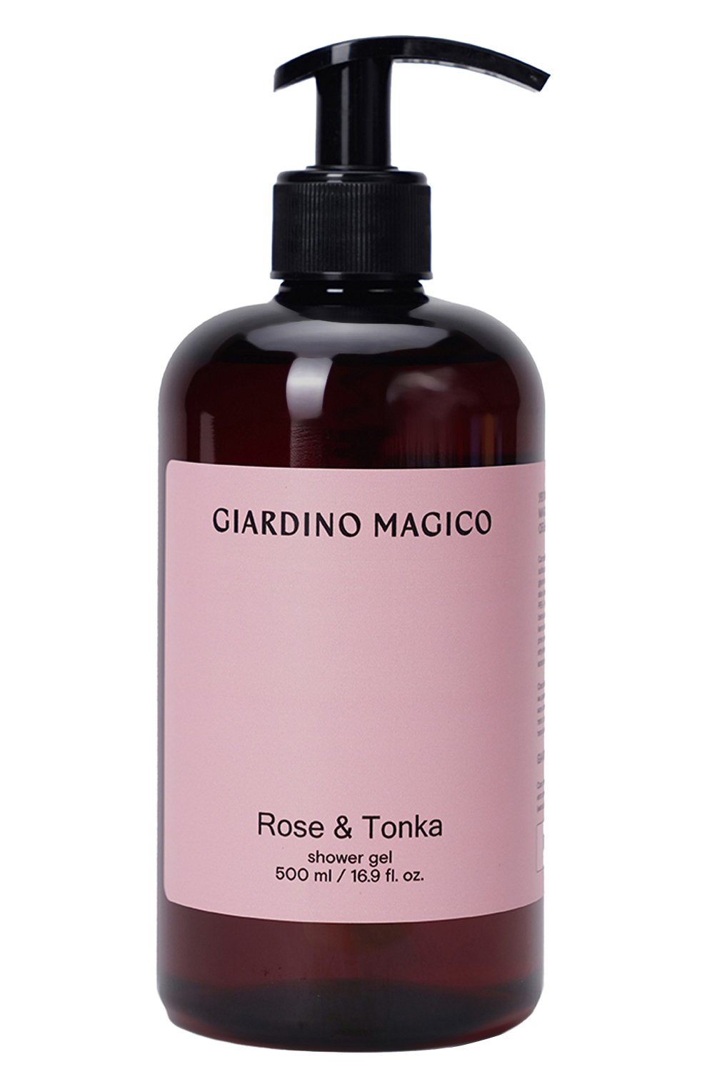 Увлажняющий гель для душа rose & tonka (500ml) GIARDINO MAGICO, арт. 4640200323828, фото 1