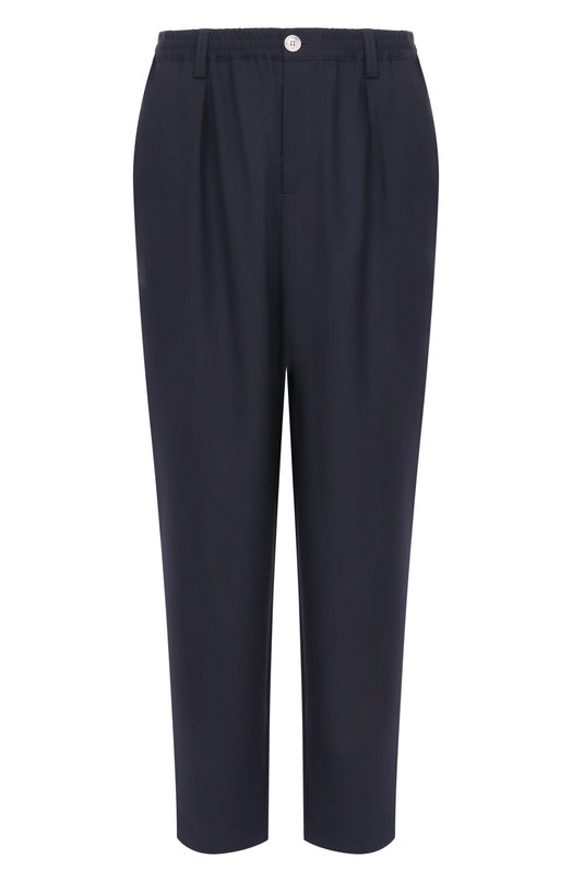 Шерстяные брюки Marni PUMU0017U6/UTW839 Синий PUMU0017U6/UTW839