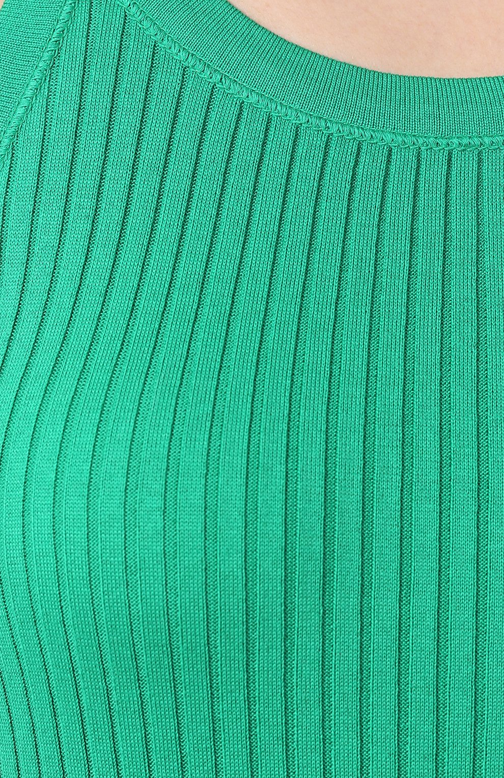 Однотонный хлопковый топ фактурной вязки RALPH LAUREN, арт. 290710192, фото 5