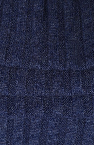 Кашемировый шарф BRUNELLO CUCINELLI синего цвета по цене 29950 руб., арт. B22M90099A, фото 2 Кашемировый шарф BRUNELLO CUCINELLI, арт. B22M90099A, фото 2