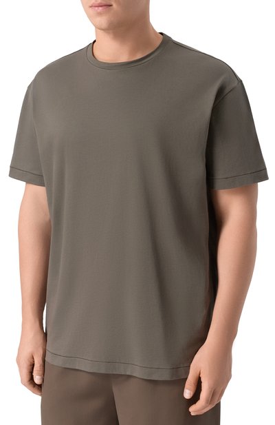 Хлопковая футболка GIORGIO BRATO, арт. TX26S1908C0TM, фото 3