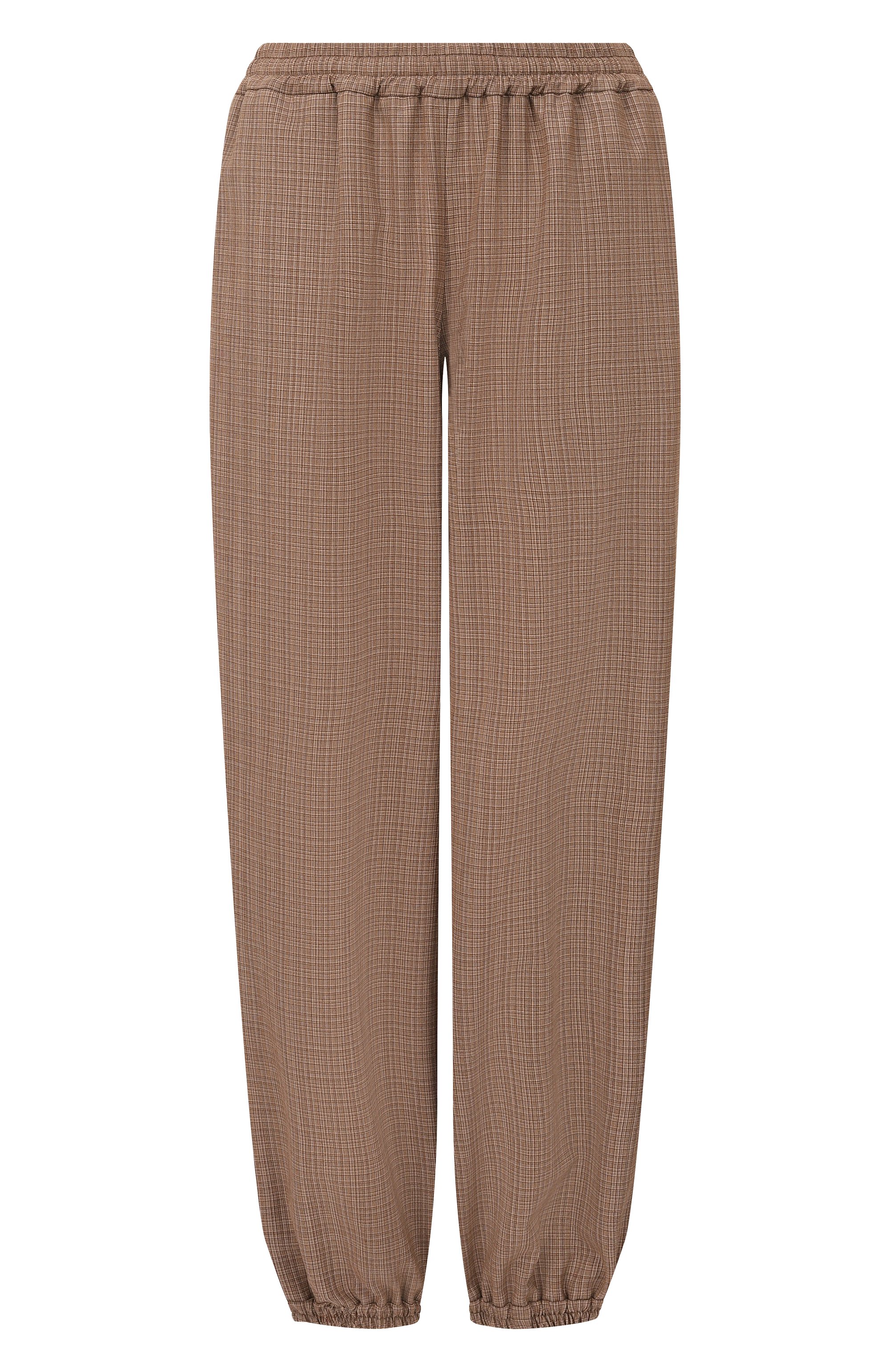 Джоггеры MOSCHINO коричневого цвета по цене 106000 руб., арт. A0314/0526, фото 1 Джоггеры MOSCHINO, арт. A0314/0526, фото 1