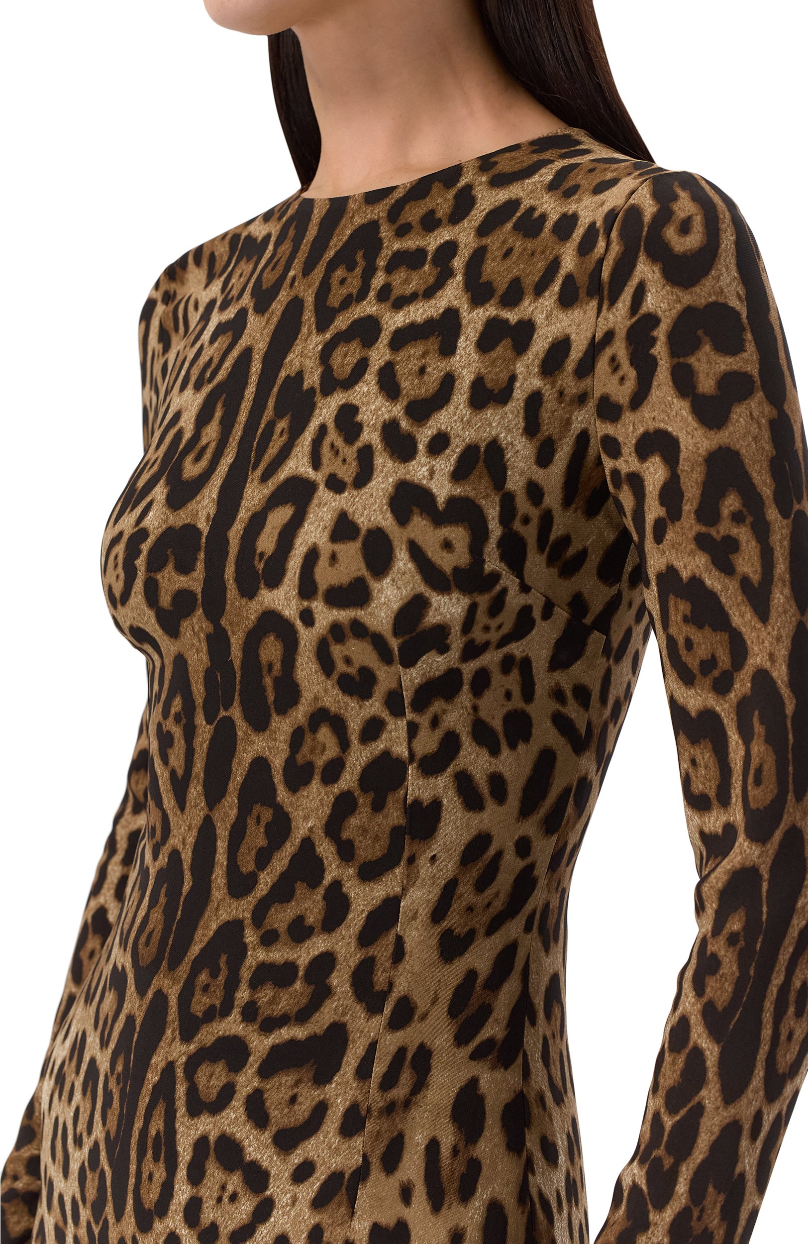 Платье из вискозы DOLCE & GABBANA, арт. F6GAVT/FSRKY, фото 4
