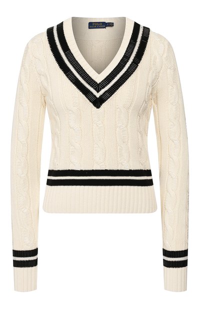 Женский хлопковый пуловер POLO RALPH LAUREN, арт. 211792420