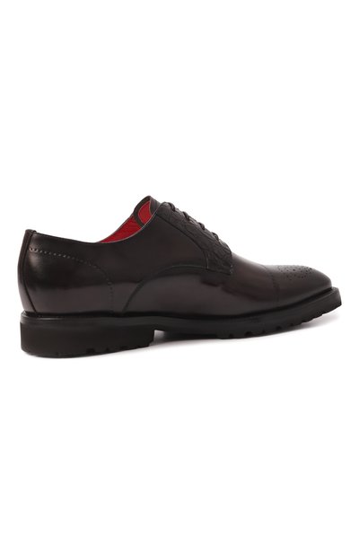 Кожаные дерби с отделкой из крокодила BARRETT, арт. 252U010.1, фото 5