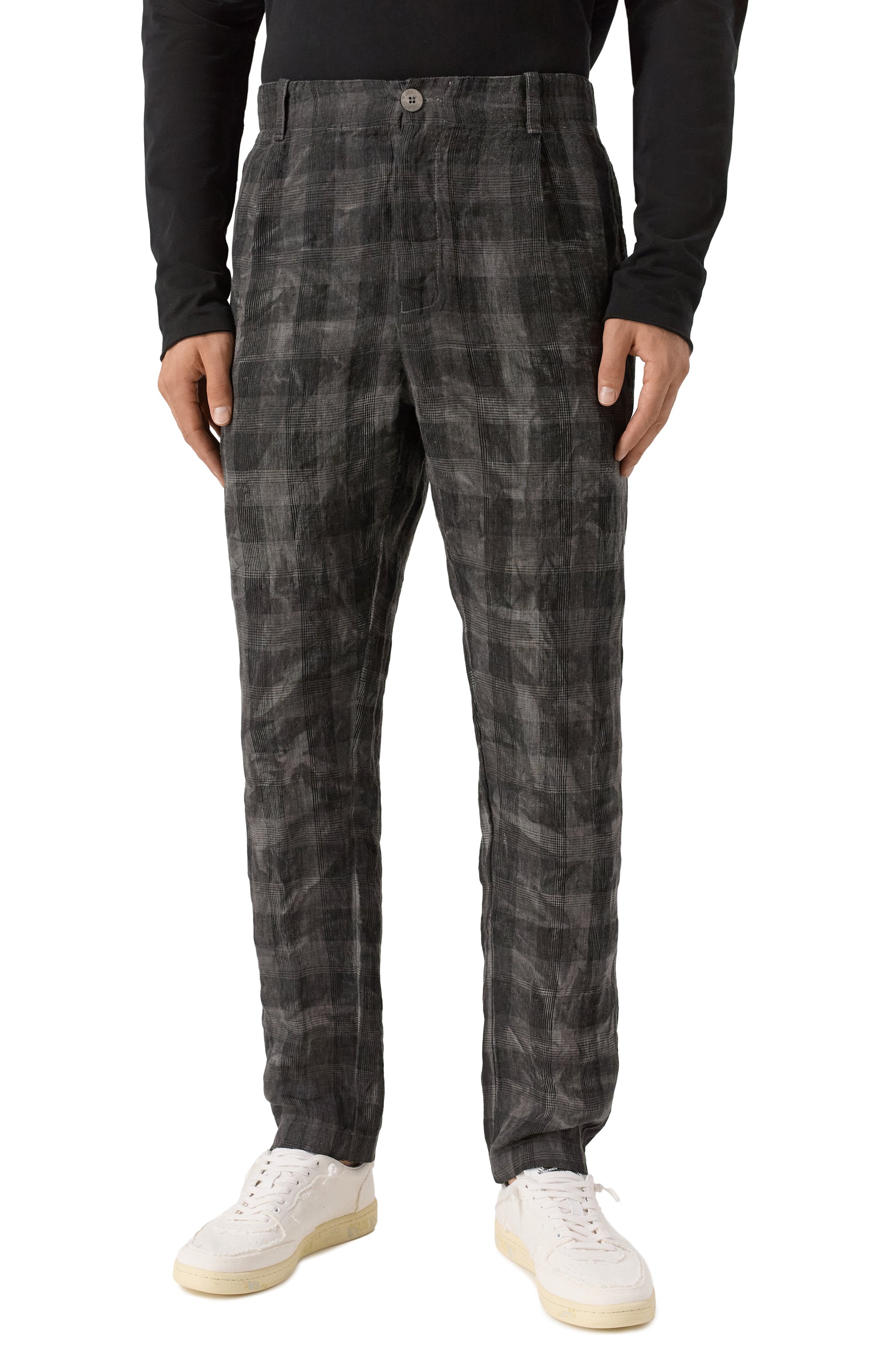 Льняные брюки TRANSIT, арт. CFUTRWI180EC, фото 3