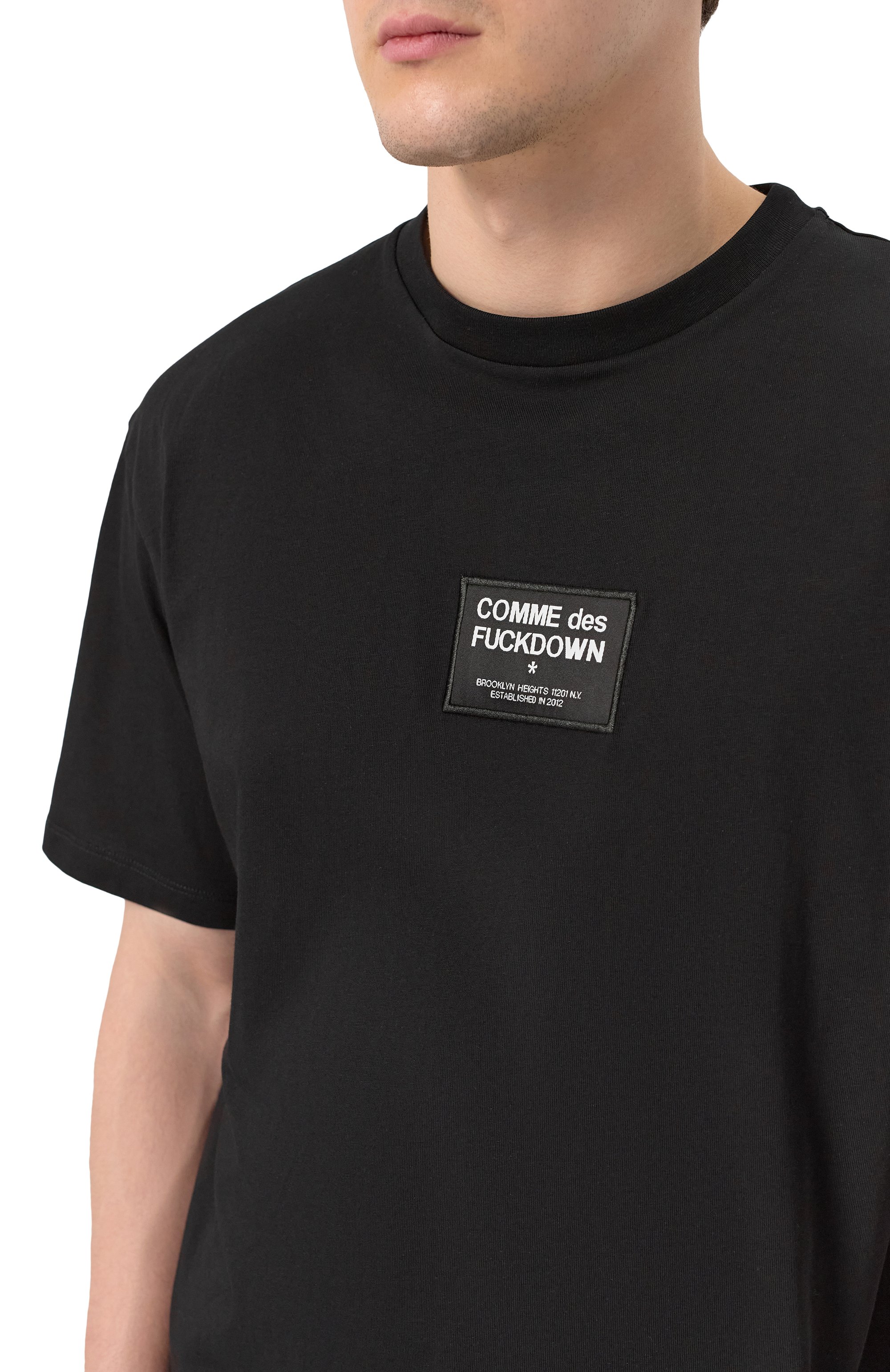 Хлопковая футболка COMME DES FUCKDOWN, арт. CFABM01526, фото 5