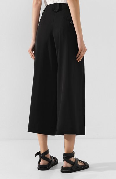 Шерстяные брюки ISABEL BENENATO черного цвета по цене 69950 руб., арт. DW02S20, фото 4 Шерстяные брюки ISABEL BENENATO, арт. DW02S20, фото 4