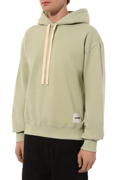 Хлопковое худи JIL SANDER, арт. J47GU0105/J20039, фото 3