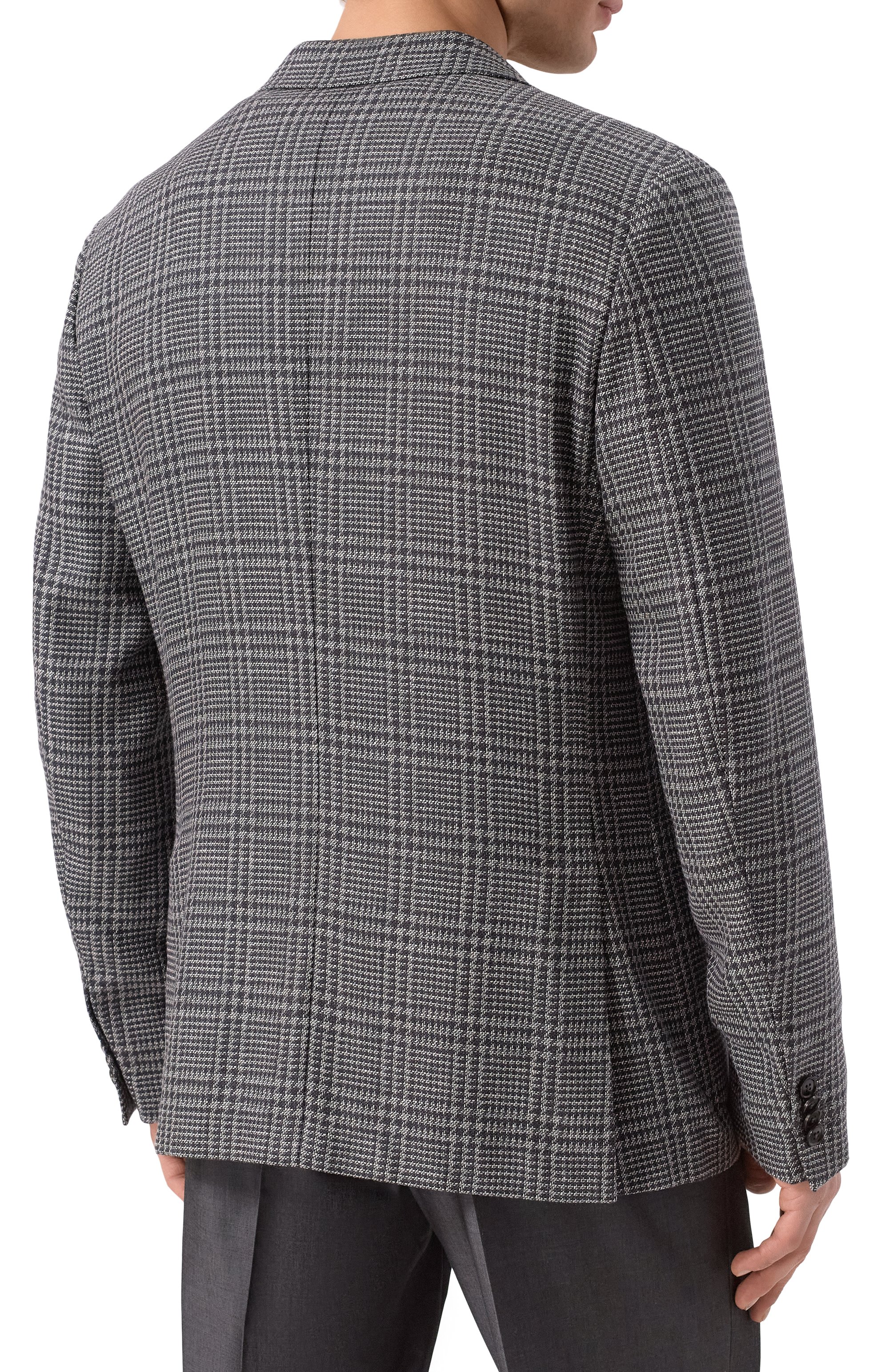 Пиджак из шелка и шерсти ZEGNA, арт. 1DNMG0/916703A9, фото 6