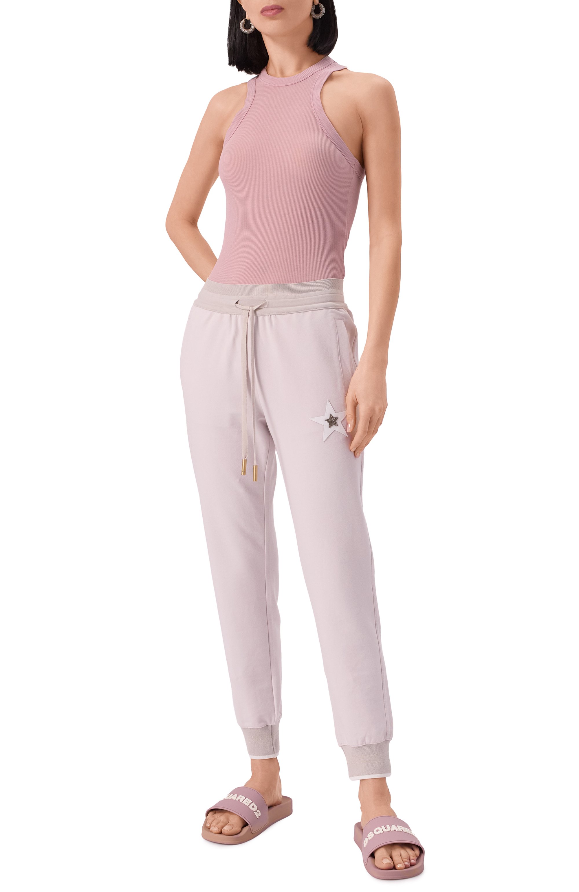 Майка HALFBOY розового цвета по цене 17050 руб., арт. HS251WT121, фото 2 Майка HALFBOY, арт. HS251WT121, фото 2