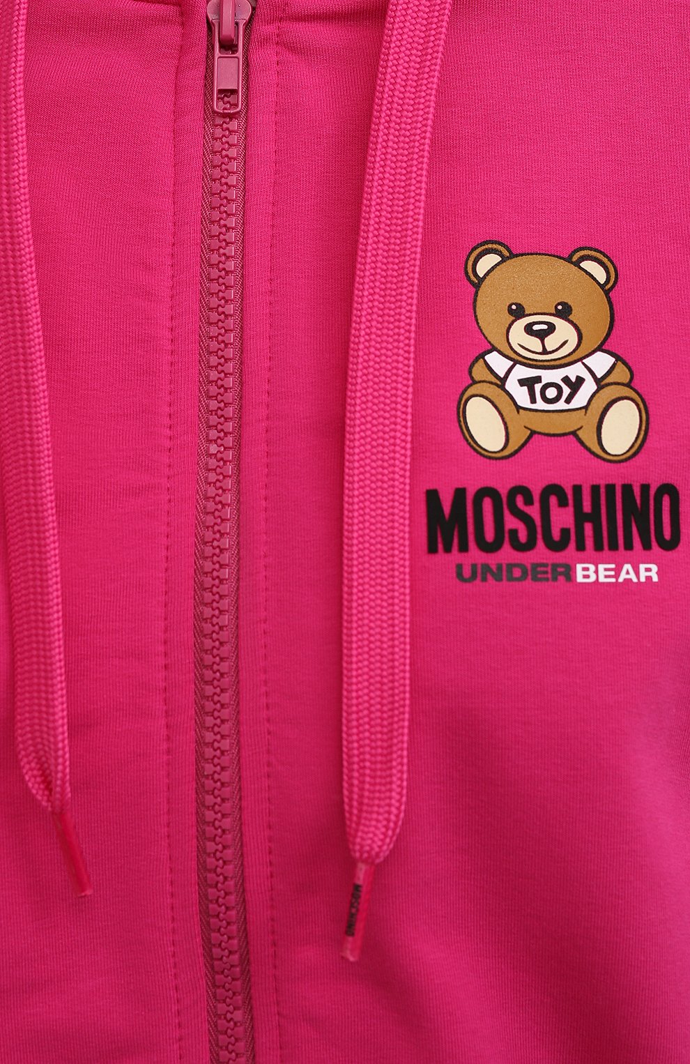 Хлопковый кардиган MOSCHINO фуксия цвета по цене 29250 руб., арт. A1728/9004, фото 5 Хлопковый кардиган MOSCHINO, арт. A1728/9004, фото 5