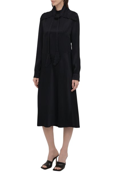 Платье из вискозы JIL SANDER, арт. JSWT505380-WT381500, фото 3