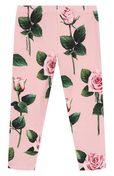Хлопковые легинсы DOLCE & GABBANA, арт. L2JPB9/FSGAA