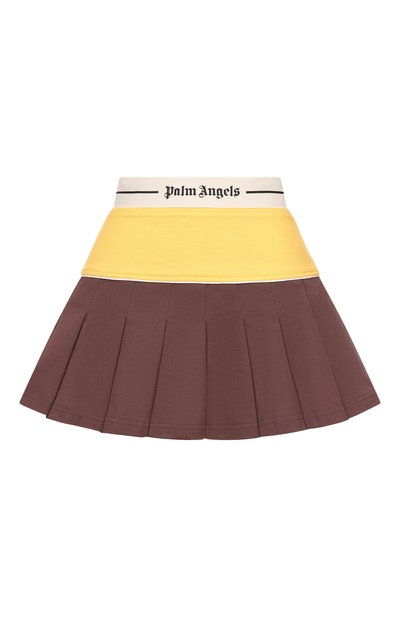 Хлопковая юбка PALM ANGELS, арт. PWCC095S26FAB001, фото 1