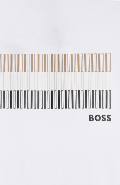 Хлопковая футболка BOSS, арт. J52035, фото 3