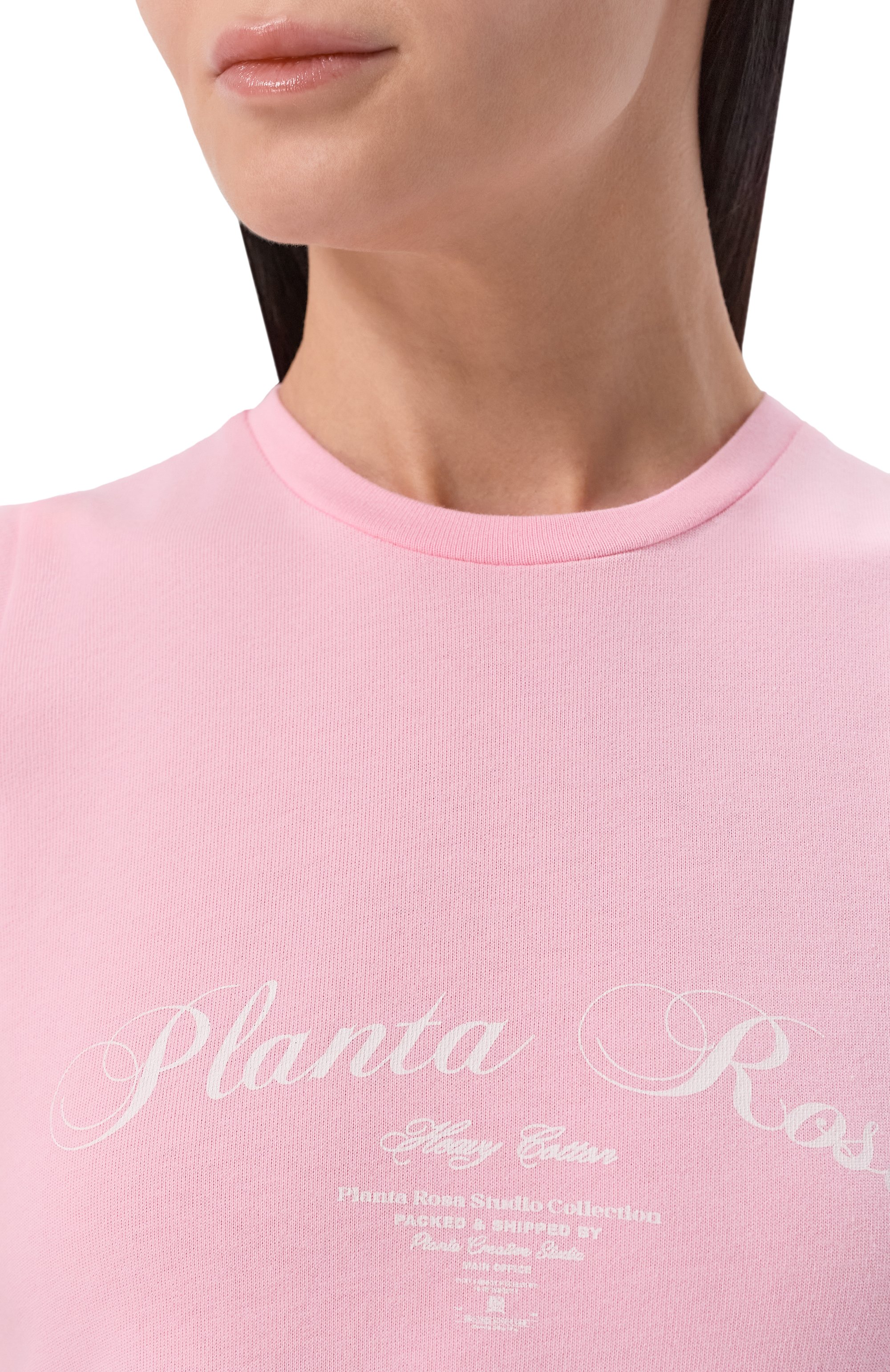 Хлопковая футболка PLANTA ROSA, арт. PR/T016/PERFECTION/220, фото 5