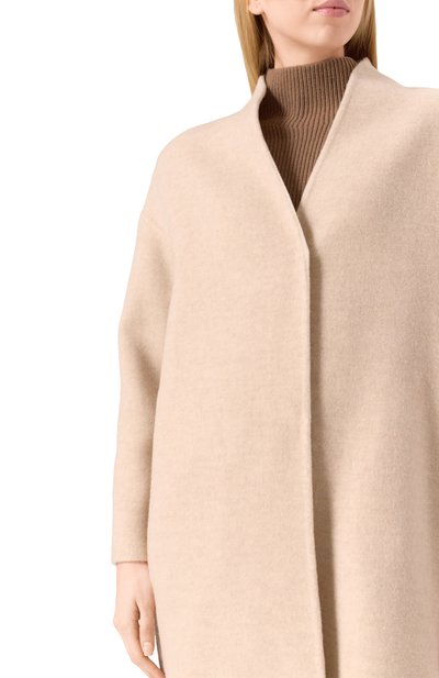 Кашемировое пальто AGNONA светло-бежевого цвета по цене 595500 руб., арт. TL0808E/D7044E, фото 5 Кашемировое пальто AGNONA, арт. TL0808E/D7044E, фото 5