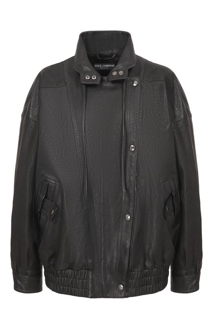 Женский кожаный бомбер DOLCE & GABBANA, арт. F9U55L/HULYA