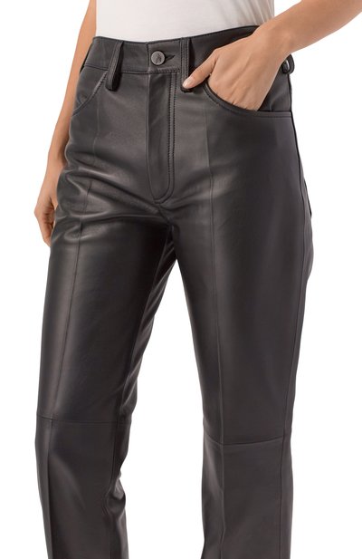 Кожаные брюки THE ATTICO, арт. 251WCP00273/LBT128AA, фото 5