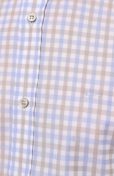 Хлопковая рубашка PAUL&SHARK разноцветного цвета по цене 29950 руб., арт. 23413074J, фото 5 Хлопковая рубашка PAUL&SHARK, арт. 23413074J, фото 5