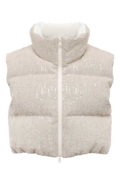 Женский пуховый жилет BRUNELLO CUCINELLI, арт. MH5842907