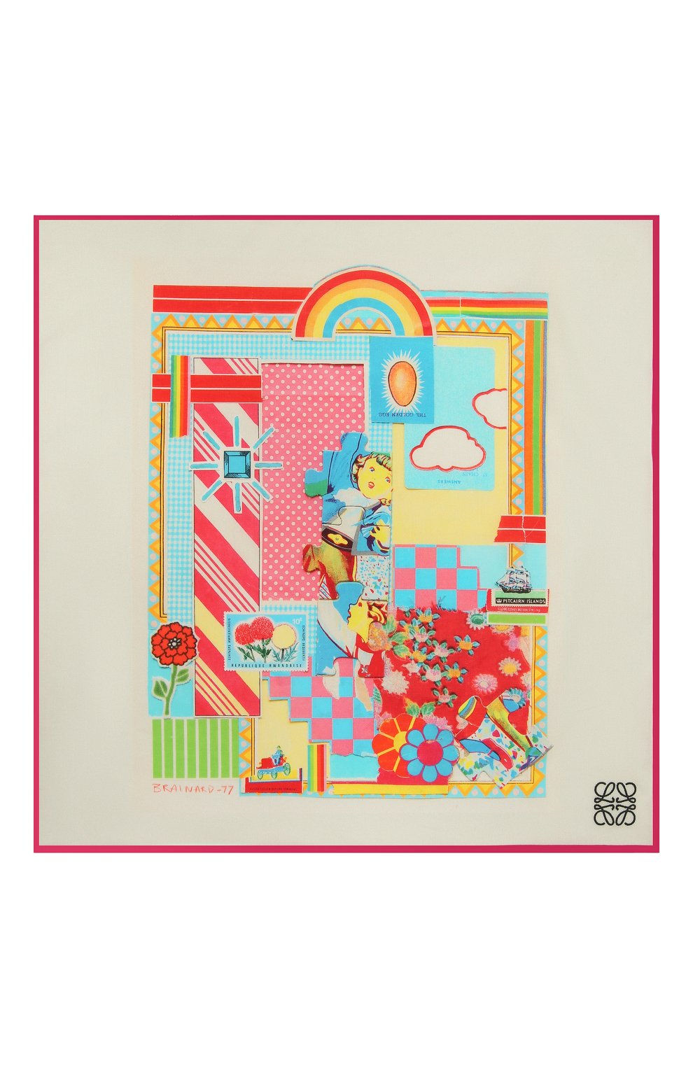 Хлопковая бандана LOEWE, арт. F811250X10, фото 3