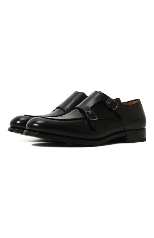 

Кожаные монки Rubeus Milano, Чёрный