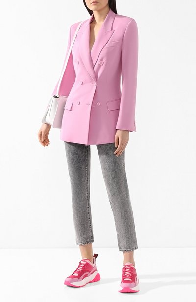 Шерстяной жакет STELLA MCCARTNEY розового цвета по цене 170500 руб., арт. 470095/SMB12, фото 2 Шерстяной жакет STELLA MCCARTNEY, арт. 470095/SMB12, фото 2