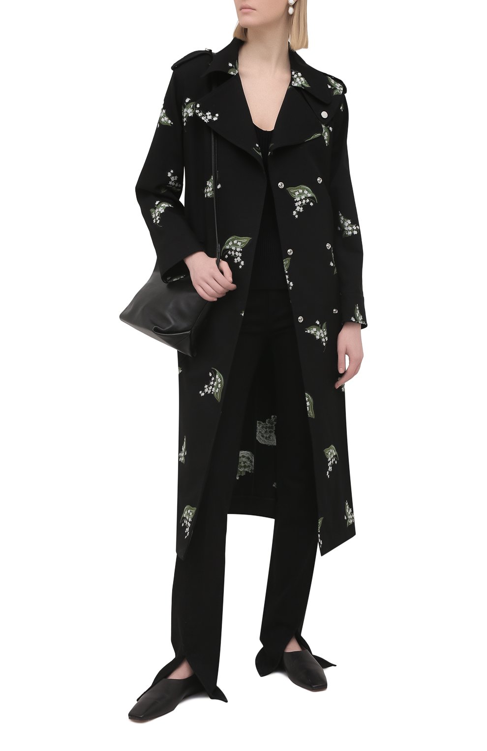 Тренч из хлопка и шерсти REDVALENTINO, арт. VR3CAC85/5M4, фото 2
